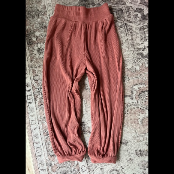 Free People Beach Better Days Ribbed Pants - Picture 2 of 3